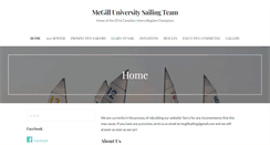 Desktop Screenshot of mcgillsailing.org